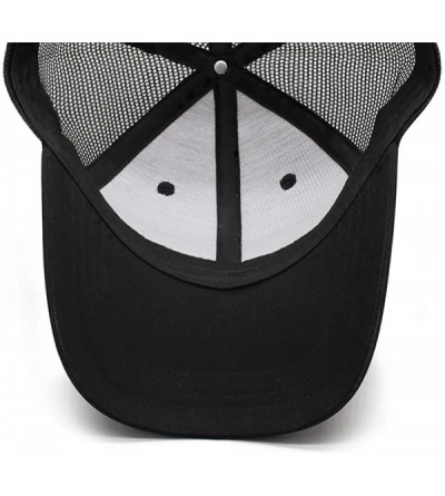 Baseball Caps All Cotton Golf Cap Classic Snapback Printed Mesh Hats - Black-103 - CD18UMKLTZ4 $17.38