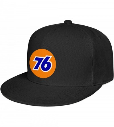 Baseball Caps Men/Women Print One Size Oil Logo Gas Station Plain Hat Flat Brim Baseball Cap - Black-68 - CN18WKELLKZ $32.07