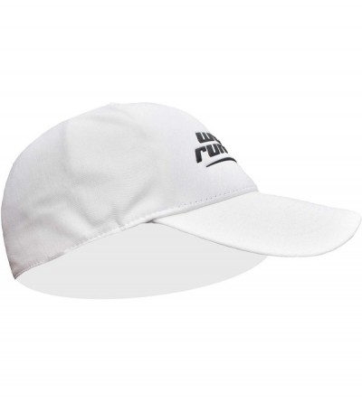 Baseball Caps UPF 50+ Baseball Cap - Stretch to Fit- Bendable Brim- Seamless - White/Black - CY1969CNS7U $11.60