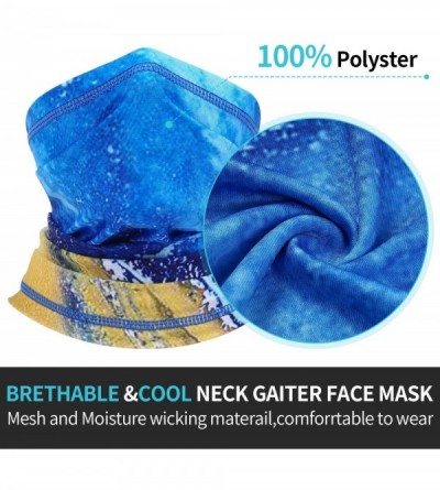 Balaclavas Summer Neck Gaiter Mask- Sun Mask- Face Cover Scarf- Face Bandana for Fishing Cycling Running - A01-014 - CL198DYZ...