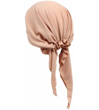 Skullies & Beanies 3 Pack Women Chemo Hat Beanie Scarf Turban Headwear for Cancer Patients - 2c - CG184ZDN0TK $14.34