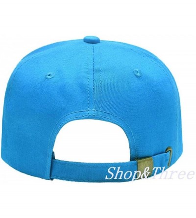 Baseball Caps Custom Embroidered Baseball Cap Personalized Snapback Mesh Hat Trucker Dad Hat - Blue - C818HLE3OYZ $30.50