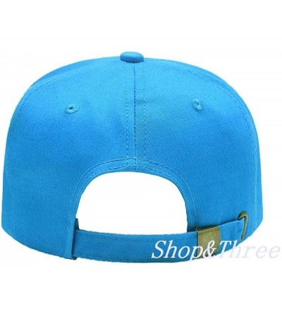 Baseball Caps Custom Embroidered Baseball Cap Personalized Snapback Mesh Hat Trucker Dad Hat - Blue - C818HLE3OYZ $19.78