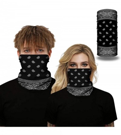 Balaclavas Seamless Rave Bandana Face Mask for Men Women Neck Gaiter Scarf Dust Wind Balaclava Headwear - Tjms77 - CO199SMWYS...