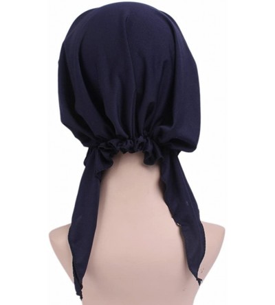 Skullies & Beanies 3 Pack Women Chemo Hat Beanie Scarf Turban Headwear for Cancer Patients - 2c - CG184ZDN0TK $14.34
