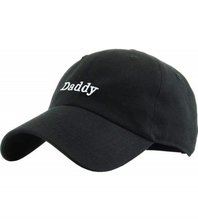 Baseball Caps Good Vibes Only Heart Breaker Daddy Dad Hat Baseball Cap Polo Style Adjustable Cotton - (1.1) Black Daddy Class...