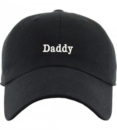 Baseball Caps Good Vibes Only Heart Breaker Daddy Dad Hat Baseball Cap Polo Style Adjustable Cotton - (1.1) Black Daddy Class...