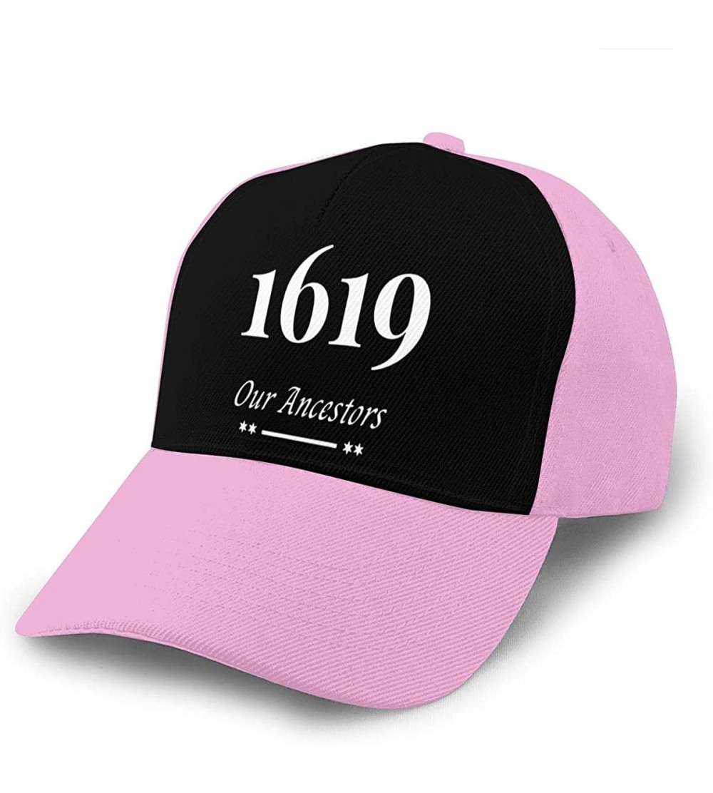 Baseball Caps Our Ancestors Unisex Adult Hats Classic Baseball Caps Peaked Cap - Pink - CC18YD95C4E $17.90