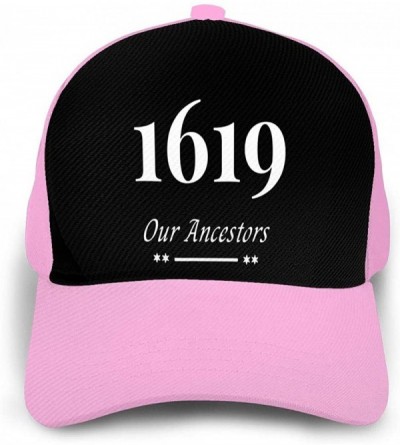 Baseball Caps Our Ancestors Unisex Adult Hats Classic Baseball Caps Peaked Cap - Pink - CC18YD95C4E $17.90