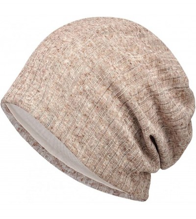 Skullies & Beanies Womens Baggy Slouchy Beanie Chemo Hat Infinity Scarf Head Wrap Cap - Pink - CP197RWKREN $11.24