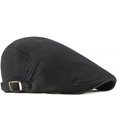 Newsboy Caps Men's Cotton Flat Ivy Gatsby Newsboy Driving Hat Cap - 2 Pack-g - CI18SHTKT6A $15.99