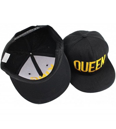 Skullies & Beanies King and Queen Snapback Pair Fashion Embroidered Snapback Caps Hip-Hop Hats - Style 2 - C717WXRNHGR $12.05