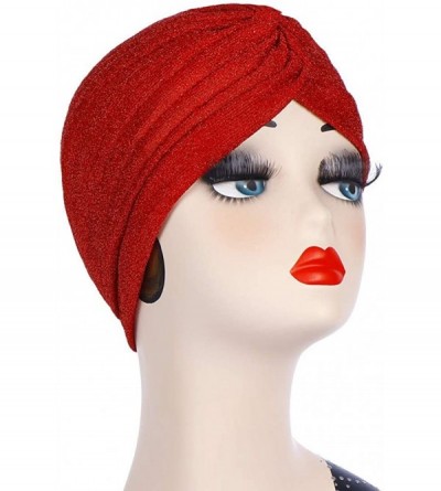 Skullies & Beanies Women Solid India Hat Muslim Ruffle Cancer Chemo Beanie Turban Wrap Cap Seaside Hat Summer Best 2019 New -...