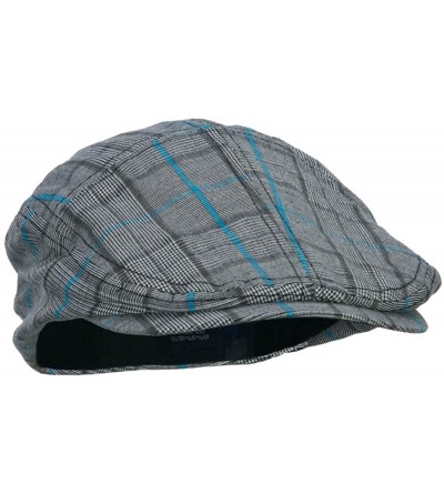 Newsboy Caps Fashion Plaid Ivy Cap - Brown- Medium - CR114F41LWP $11.39