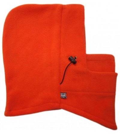 Balaclavas Ascetic Tour Balaclava Hat Winter Warmer Full Face Hat Wind Proof Neck - Orange - CX1274VQCVF $14.58