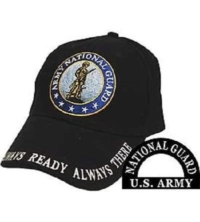 Skullies & Beanies Army National Guard Always Ready Always There Black 3D Embroidered Cap Hat - CS1895KD4E3 $26.40