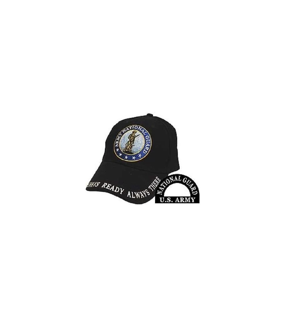 Skullies & Beanies Army National Guard Always Ready Always There Black 3D Embroidered Cap Hat - CS1895KD4E3 $12.90