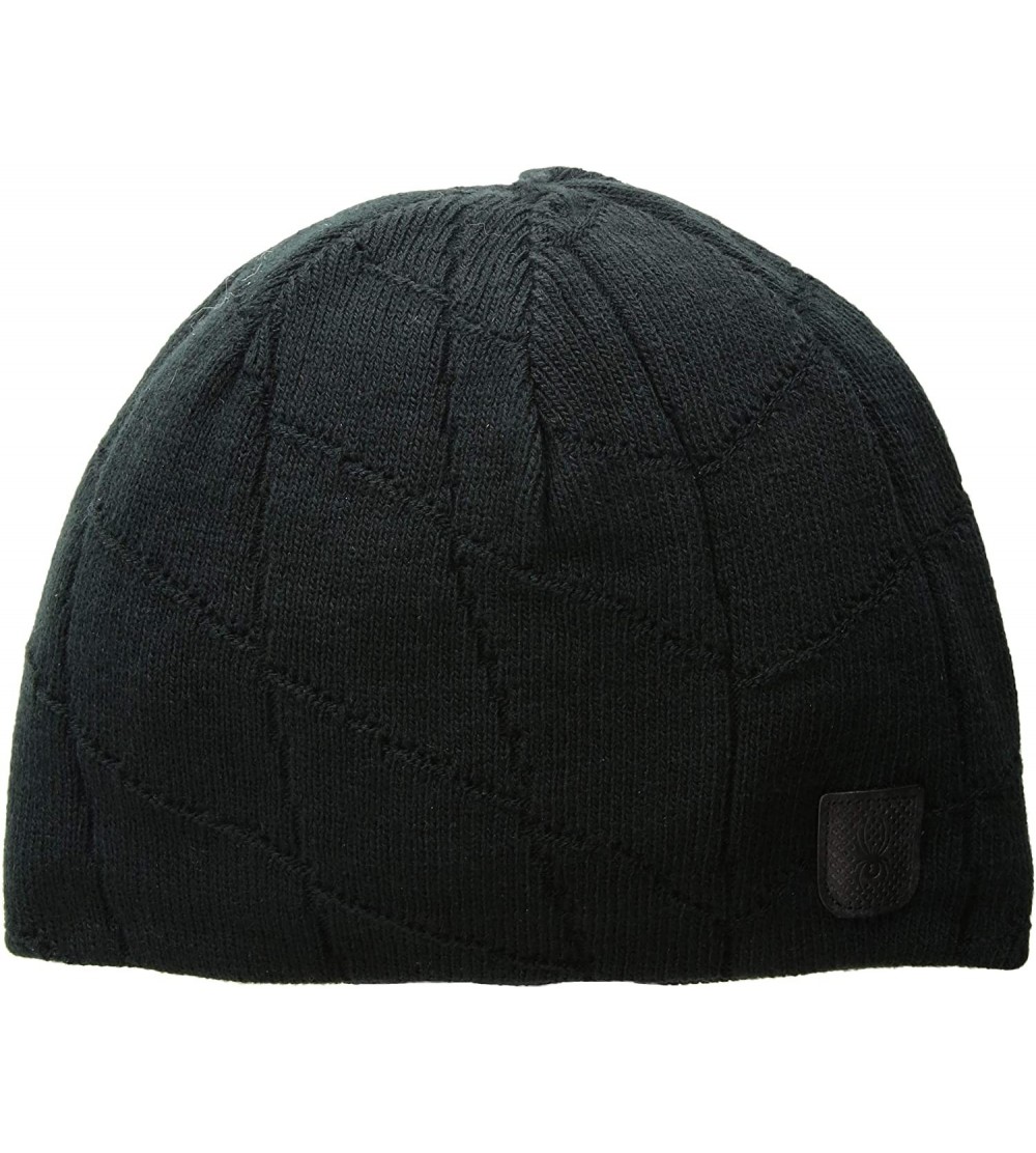 Skullies & Beanies Mens Men's Nebula Hat - Black/Black - CZ188ALES38 $22.09