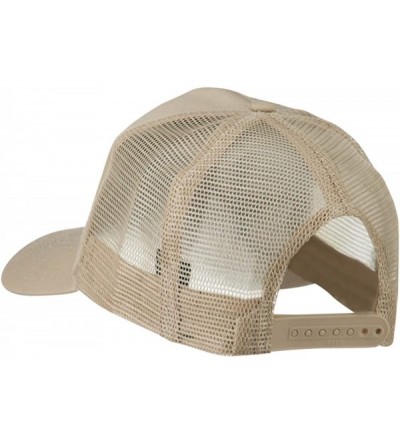 Baseball Caps US Army Retired Circle Patched Mesh Cap - Khaki OSFM - CN11RNPR3HP $10.92