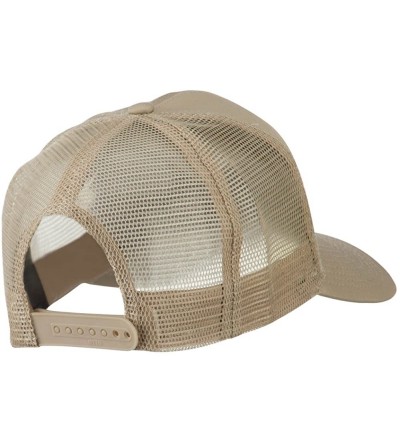 Baseball Caps US Army Retired Circle Patched Mesh Cap - Khaki OSFM - CN11RNPR3HP $10.92