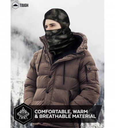 Balaclavas Balaclava Ski Mask - Extreme Cold Weather Face Mask - Heavyweight Fleece Hood Snow Gear for Men & Women - CK18A00L...
