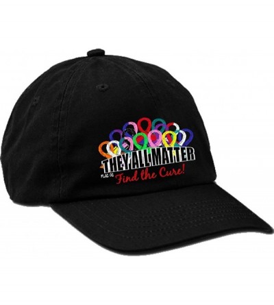 Baseball Caps They All Matter Embroidered Cap - Black - C9128R9PMJB $32.50