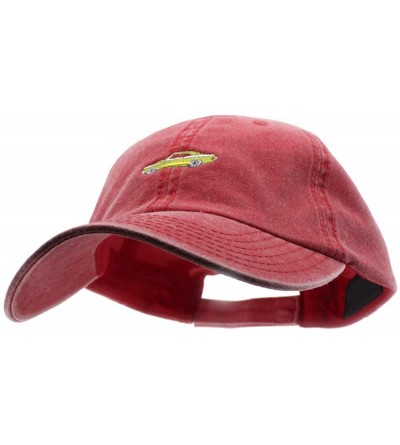 Baseball Caps Vintage Washed Cotton Adjustable Dad Hat Baseball Cap - 70 Red - C012MYHUOJV $13.07