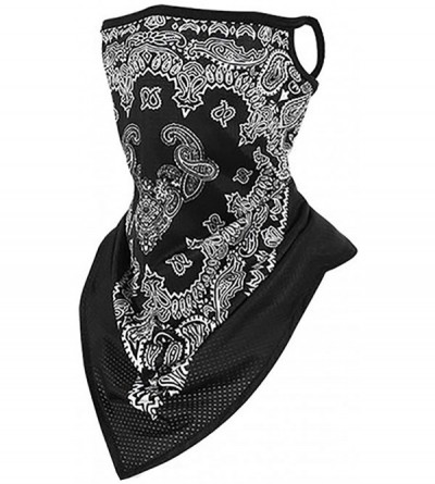 Balaclavas Face Bandana Ear Loops Face Rave Balaclava Scarf Neck Gaiters for Dust Wind Motorcycle Mask Men and Women - CT198O...