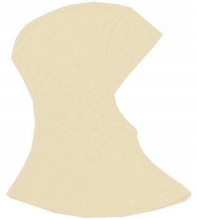 Balaclavas Inner Hijab Modal Cap Bandage Underscarf Also as Face Masks for Protection - Beige - CP128L3L4VD $20.69