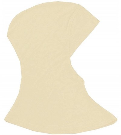 Balaclavas Inner Hijab Modal Cap Bandage Underscarf Also as Face Masks for Protection - Beige - CP128L3L4VD $9.10