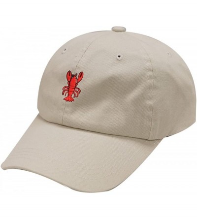 Baseball Caps Lopster Cotton Baseball Dad Cap - Putty - C717YSLADN0 $9.99