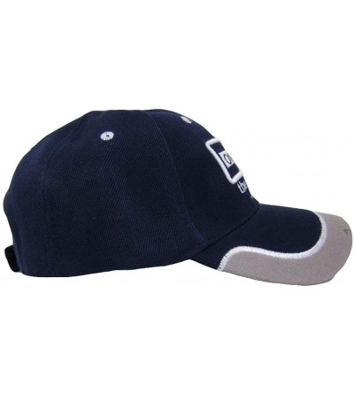 Skullies & Beanies Jesus One Way The Only Way John 14-6 Blue Grey Embroidered Cap Hat - C61853HUGCQ $8.32