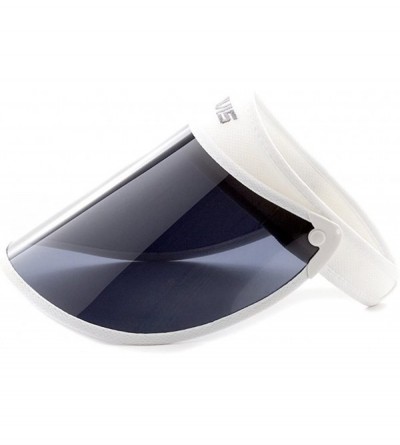 Visors Sovis White Extended Length 97.2% & up Uv Protection Solar Visor Worldwide Patented - CA116NX1YNR $26.32