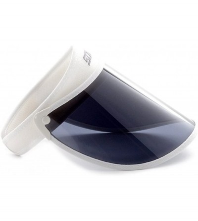 Visors Sovis White Extended Length 97.2% & up Uv Protection Solar Visor Worldwide Patented - CA116NX1YNR $26.32