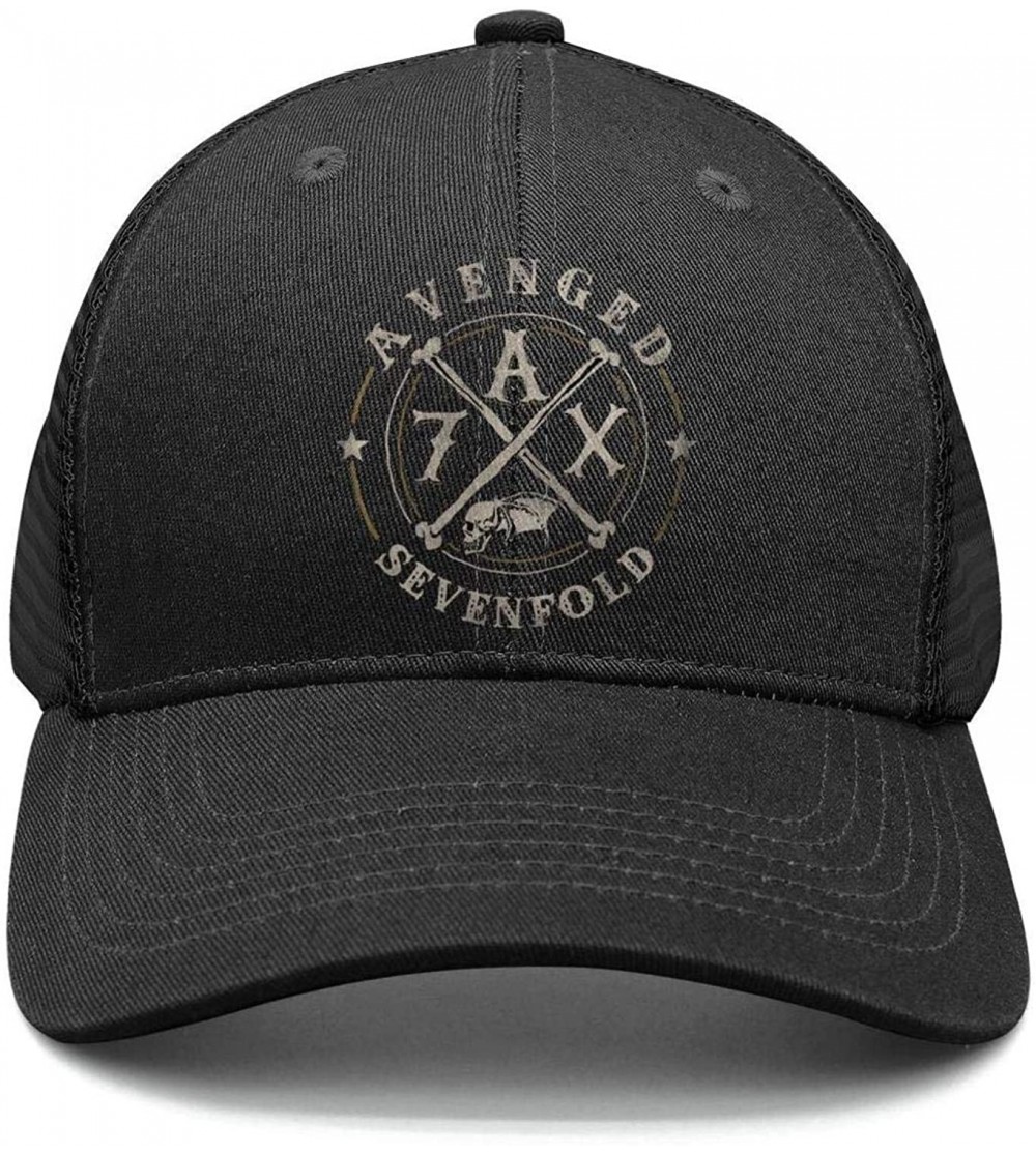 Baseball Caps Mens/Woman Adjustable Trucker Hat avenged-sevenfold-A7X-logo- Classic Baseball Hat - Avenged Sevenfold A7x-8 - ...