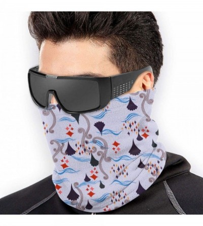 Balaclavas Boat Neck Gaiter Warmer Windproof Mask Face Mask Winter Balaclava Scarf Cover - Style 16 - CL197QWW599 $18.38