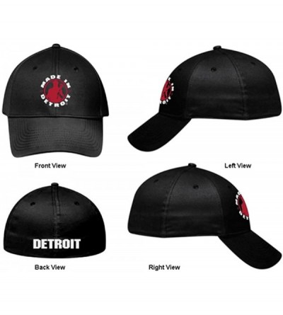 Baseball Caps Flex Fit - Black W/ Red - CG128ELO8CJ $24.42