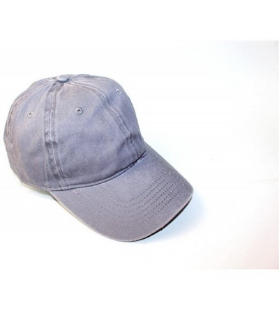 Skullies & Beanies Men & Women Distressed Pure Vogue Washed Denim Jeans Baseball Caps - Light Grey - CB185NDISM8 $14.36