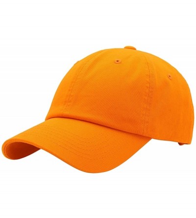 Baseball Caps Baseball Cap Men Women-Cotton Dad Hat Plain - Gold - CR12N2FWG6J $18.95
