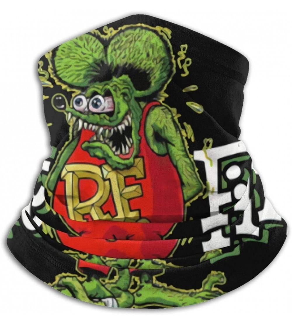 Balaclavas Rat Fink Mens Womens Face Clothing Neck Gaiter Non Slip Light Breathable for Sun Wind Dust - Black - CC1935UR074 $...