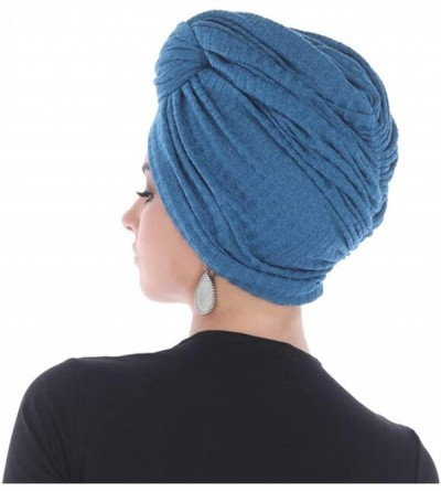 Headbands Turban Headwraps for Women with African Knot & Woven Lurex Thread for Extra Glimmer and Comfort for Cancer - CF193T...