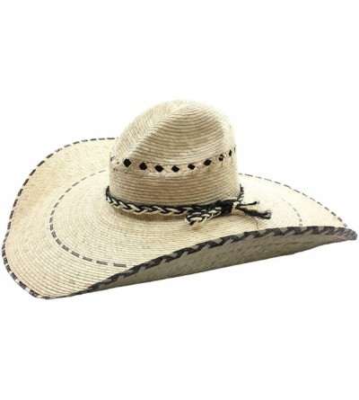 Cowboy Hats Milani Guacho Large Straw Cowboy Ranch Hat 20" - 21" (Style 2 20") Beige - C812I08PHXF $49.87