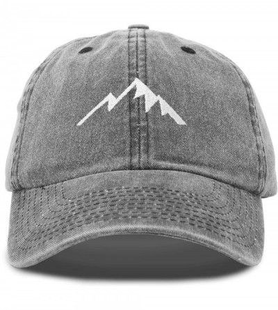 Baseball Caps Outdoor Cap Mountain Dad Hat Womens Mens Hiking Vintage Cotton - Black - CC18SKAKH5U $14.68