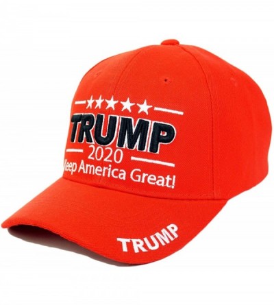 Baseball Caps Trump 2020 Keep America Great Embroidery Campaign Hat USA Baseball Cap - 3d- Red - CG18LCDKQZT $29.96
