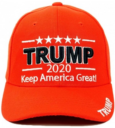 Baseball Caps Trump 2020 Keep America Great Embroidery Campaign Hat USA Baseball Cap - 3d- Red - CG18LCDKQZT $16.03