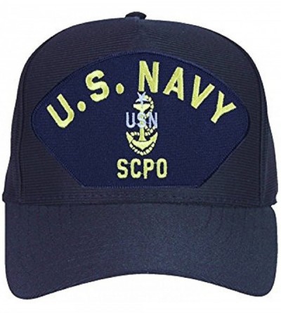 Baseball Caps Navy Senior Chief Petty Officer SCPO with Anchor Baseball Cap. Navy Blue. Made in USA - CF12O4ZARMY $19.81