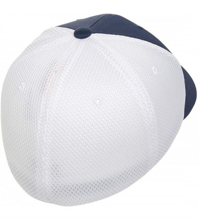Baseball Caps Ultrafibre Airmesh Fitted Cap - Navy White - CH18UYS7SHK $20.70