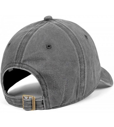 Baseball Caps Unisex Man's USA Rugby Denim Hats Baseball Hats Adjustable Driving Cap - Grey-32 - CH18WG994WE $16.75