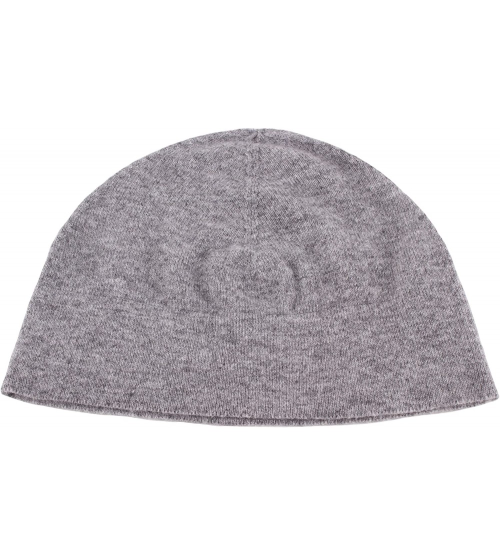 Skullies & Beanies Mens 100% Cashmere Watch Cap Beanie - Light Gray - Made in Scotland RRP $130 - CB1283218P9 $57.99