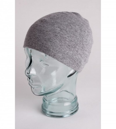 Skullies & Beanies Mens 100% Cashmere Watch Cap Beanie - Light Gray - Made in Scotland RRP $130 - CB1283218P9 $57.99